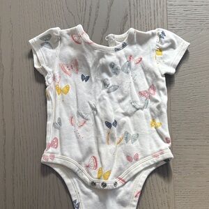 Charming Butterfly Print Kids Bodysuit